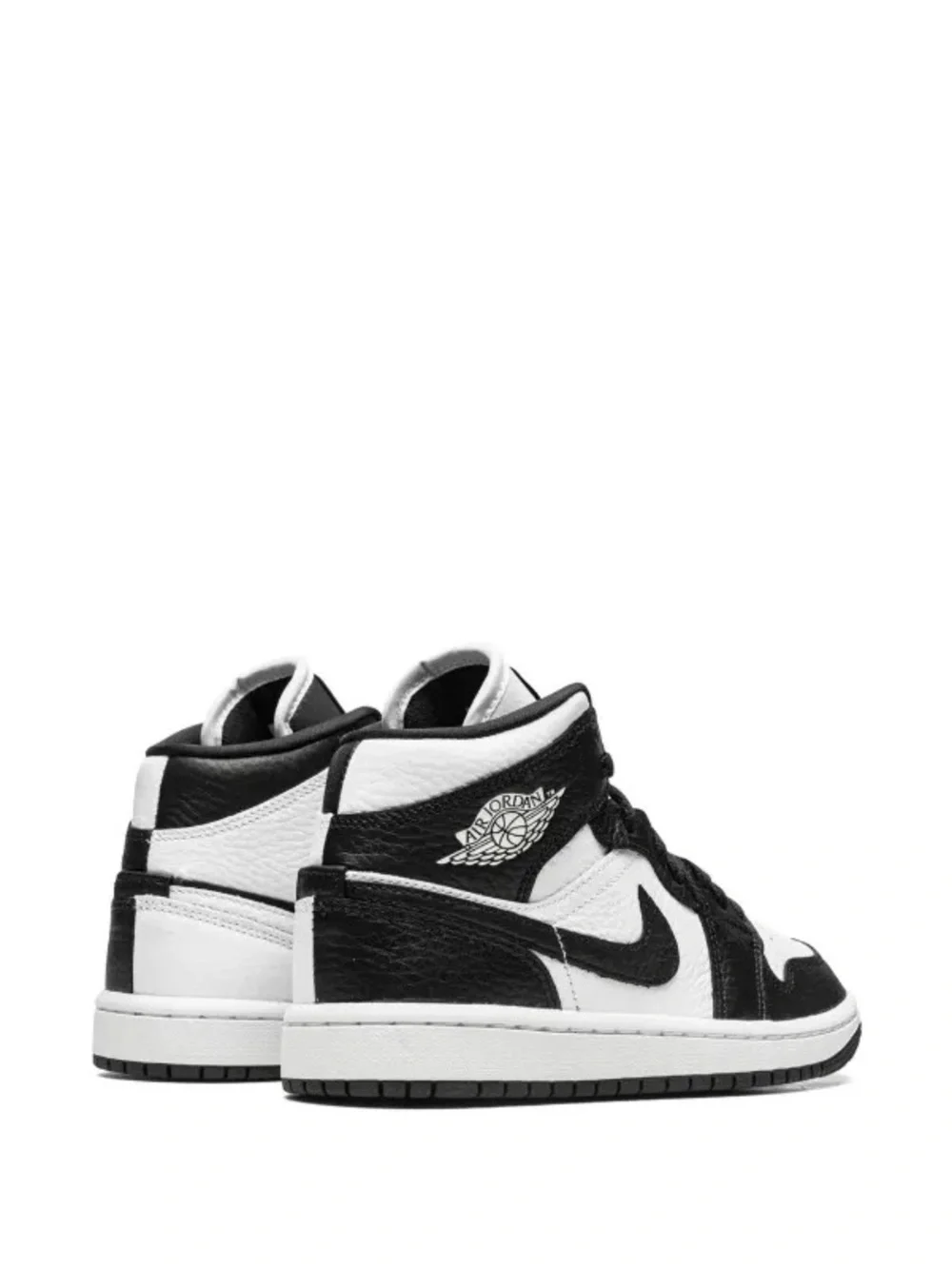 Nike Air Jordan 1 Mid “Black & White Split” Womens 8